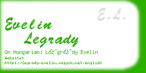 evelin legrady business card